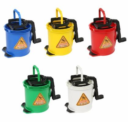 EDCO 15 LITRE METAL WRINGER BUCKET